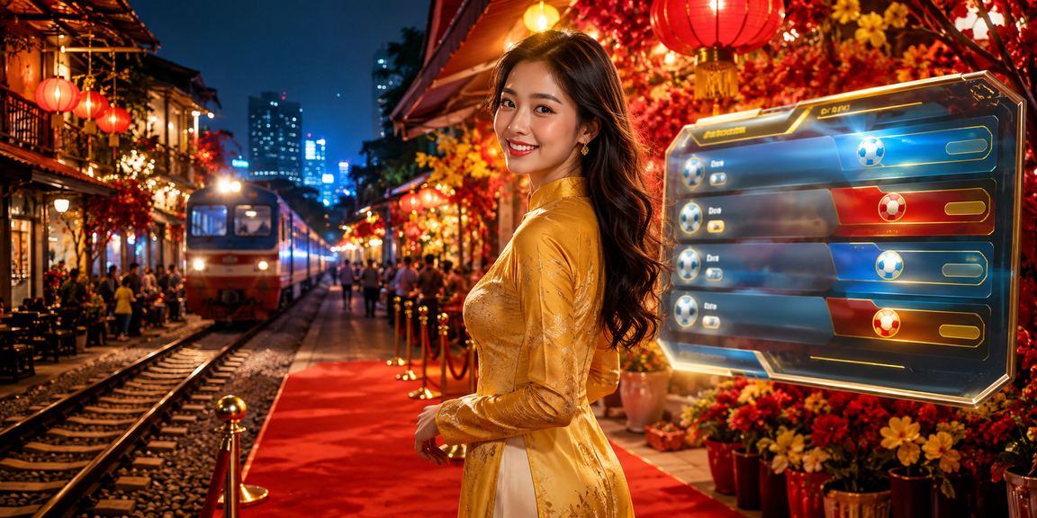 Phụ nữ Việt Nam trong trang phục áo dài tham gia trải nghiệm casino trực tuyến tại Hà Nội